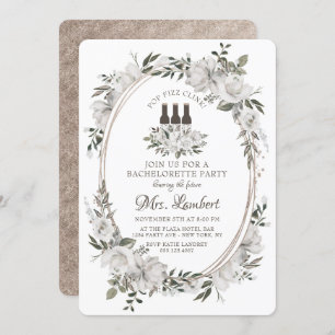 Invitation Vintage Cherish Pop Fizz Clink Bachelorette