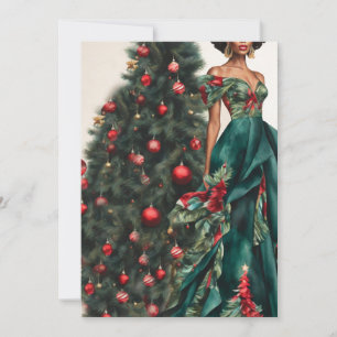 Invitation Vintage Chic Noir Mode