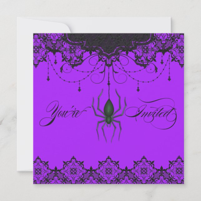 Invitation Vintage de Berry Spider (Devant)