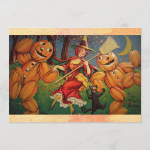 Invitation vintage de Halloween