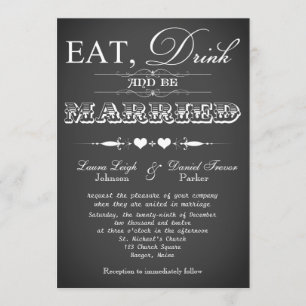 Invitation vintage de mariage de tableau de