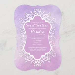 Invitation vintage de photo de cadre