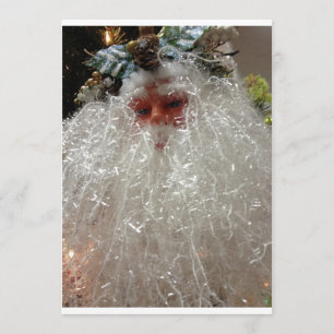 INVITATION VINTAGE DE SANTA CLAUS