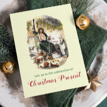 Vintage Dickens Ghost Une fête de Noël Carol