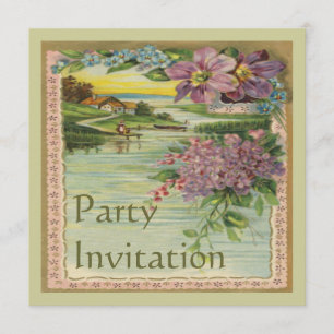 Invitation Vintage du Parti victorien