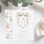 Invitation Vintage Elegant | Little Princess Birthday Party<br><div class="desc">Muted colors, soft illustrations, and ethereal details like cascading flowers make this collection truly magical for either a baby shower or a Little Princess birthday party. This fairytale-inspired theme is a whimsical one, and you can really make it your own. The princess baby shower blends perfectly with a fairytale, enchanted...</div>
