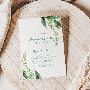 Invitation Vintage Eucalyptus Vert
