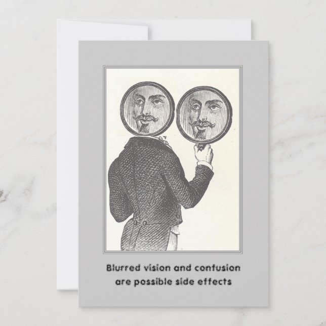 Invitation Vintage fou (Devant)