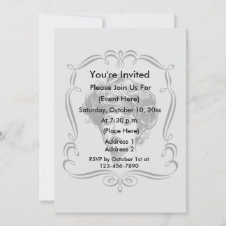 Invitation Vintage Gibson Girl Art Party