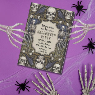Invitation Vintage Gothique Halloween