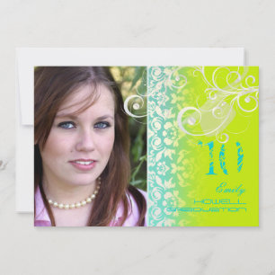 Invitation Vintage/Grunge/Swirls/Damask/Graduations