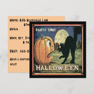 Invitation Vintage Halloween