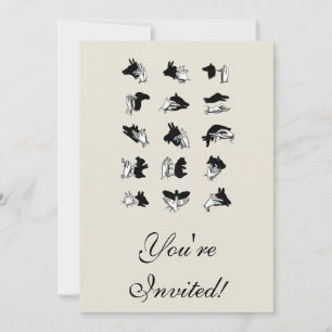 Invitation Vintage Hand