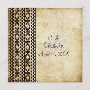 Invitation Vintage Hawaii Tattoo/soirée