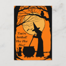 Invitation vintage inspirée de la fête d'Halloween