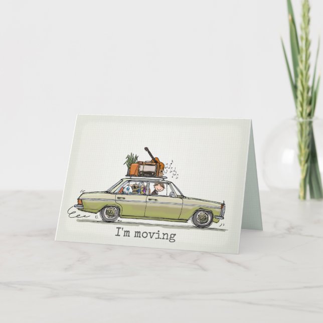 Invitation Vintage Mercedes (Devant)