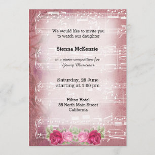 Invitation Vintage music
