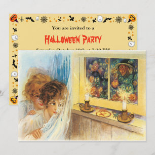 Invitation Vintage Nuit De Feu Quand Les Goblins Sortent