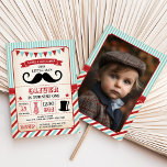 Invitation Vintage Petit Homme Mustache 1er anniversaire garç<br><div class="desc">Préparez-vous à partager l'excitation et la joie de l'anniversaire de votre petit homme à venir avec ces adorables invitations vintages.</div>