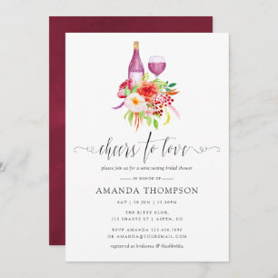 Invitation Vintage Rustique Charme Fête des mariées de dégust