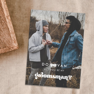 Invitation Vintage Seras-tu ma photo de toiletteur