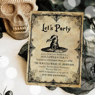 Invitation Vintage Spooktacular Adulte Halloween Costume Part