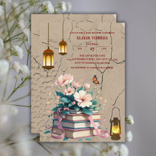Invitation Vintage Storybook Floral Baby shower