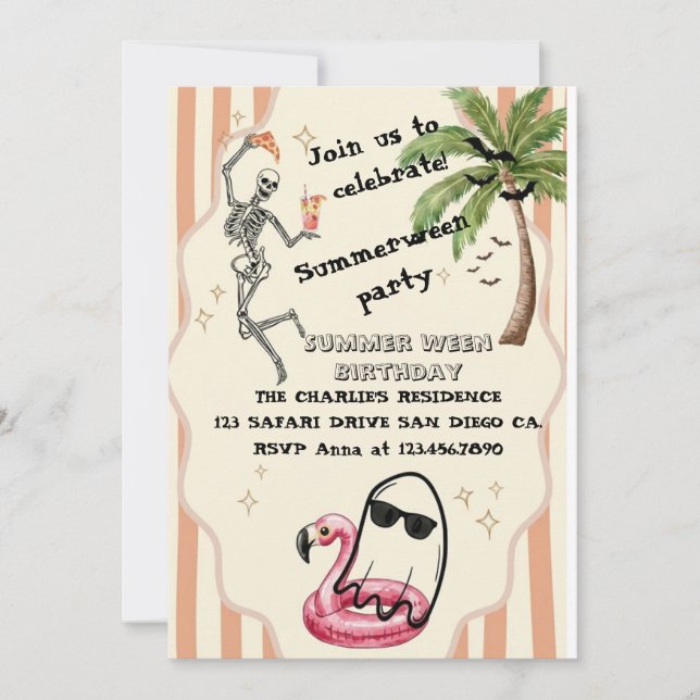 Invitation Vintage Summerween  (Devant)
