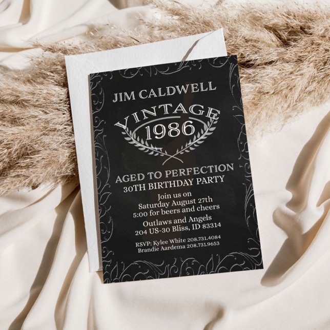 Invitation Vintage vieilli à la perfection (Créateur téléchargé)