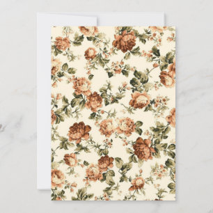 Invitation Vintage vieux papier, Mariage rustique