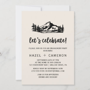 Invitation Vintage Wilderness Célébrons