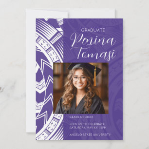 Invitation Violet et blanc