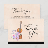 Violon, Chaussures de Ballet, Fleurs et Papillons