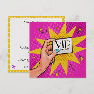 Invitation VIP Art Pop