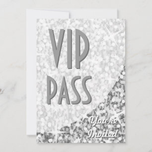 Invitation "VIP Pass" de la courbe "Silver" de Gli