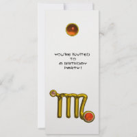 VIRGO /GOLD ZODIAC SIGNE JEWEL BLANC ANNIVERSAIRE