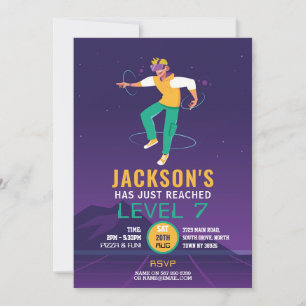 Invitation Virtual Reality VR jeu numérique