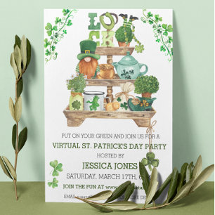 Invitation Virtual St. Patrick's Day Celebration Party
