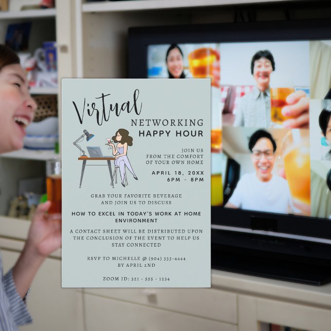 Invitation virtuelle Happy Hour (Créateur téléchargé)