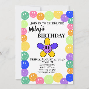 Invitation Visage Souriant