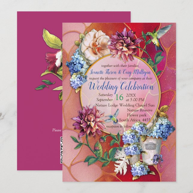 Invitation Viva Magenta 2023 (Devant / Derrière)