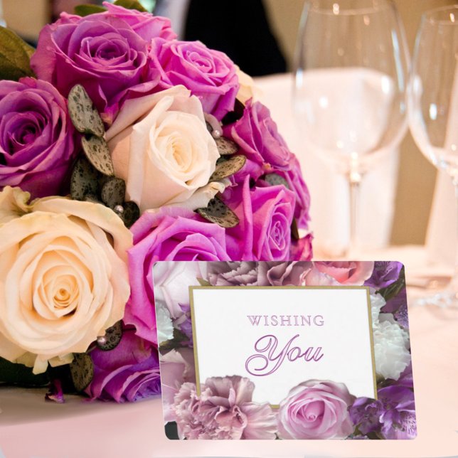 Invitation Vivid Orchid Secret Gardens Birthday Card (Créateur téléchargé)