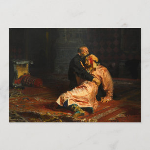 Invitation Vivid Retro - Ivan le Terrible et son fils Ivan