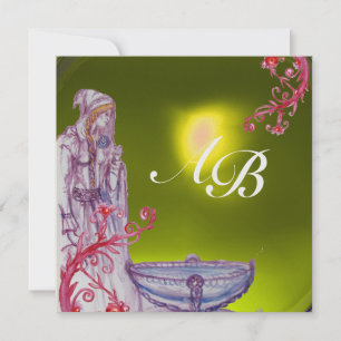 Invitation VIVIEN MONOGRAS glace topaze jaune