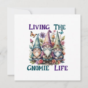 Invitation Vivre la vie de gnome