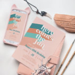 Invitation Voici la Fun Retro Boho 30th Birthday Party<br><div class="desc">Célébrez l'anniversaire avec cette invitation retro inspirée du boho. Correspondance des décors de fête dans notre magasin.</div>