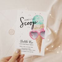 Voici l'anniversaire de la crème glacée rose Scoop
