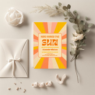 Invitation Voici Le Baby shower Fils