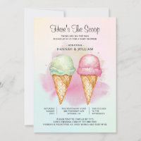 Voici le Baby shower Scoop Twin Boy Girl