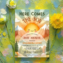 Voici Le Baby shower Son Sunshine